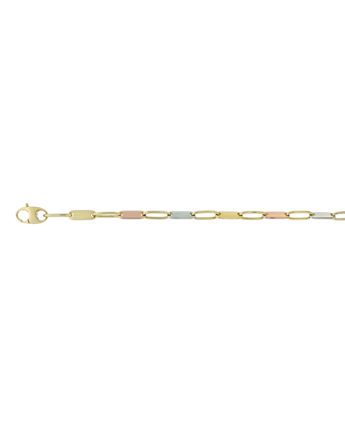 18CT Y/G TRI TONE PLINK NKLT